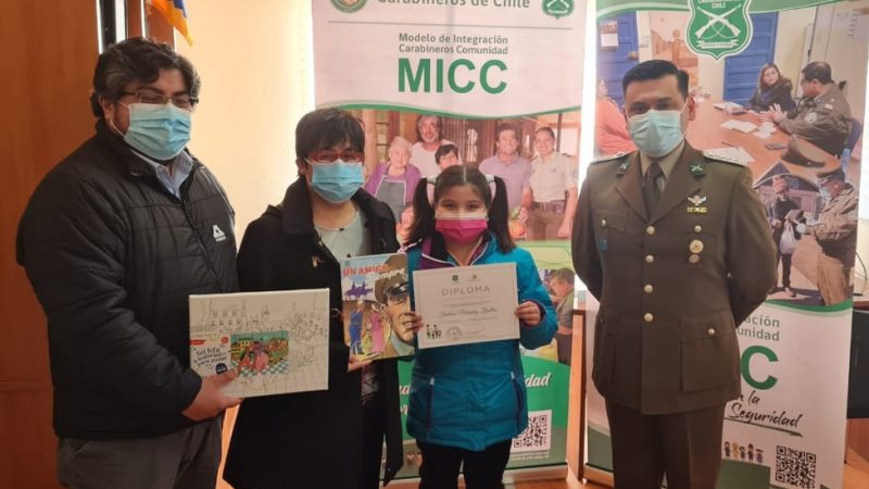 Niña magallánica obtiene mención honrosa en concurso nacional de collage del medio ambiente