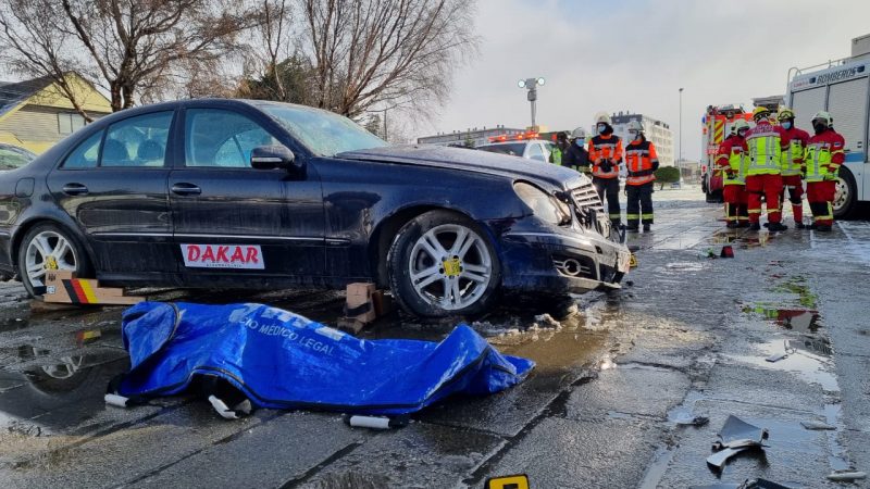 Con recreación de accidente vehicular autoridades buscan evitar manejos en estado de ebriedad en celebración de Fiestas Patrias