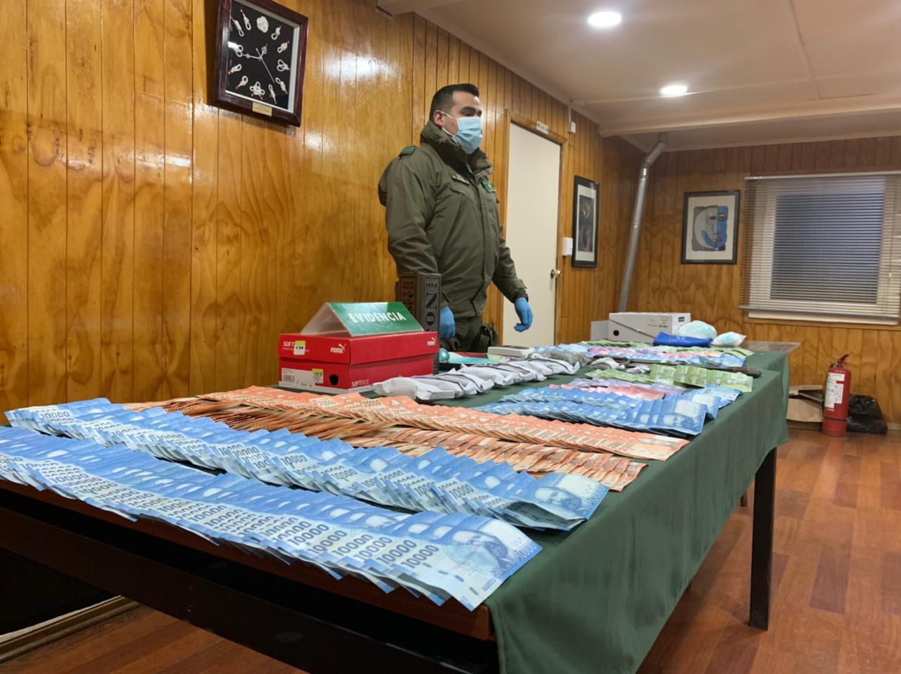 Carabineros desbarata banda que traficaba droga en Magallanes