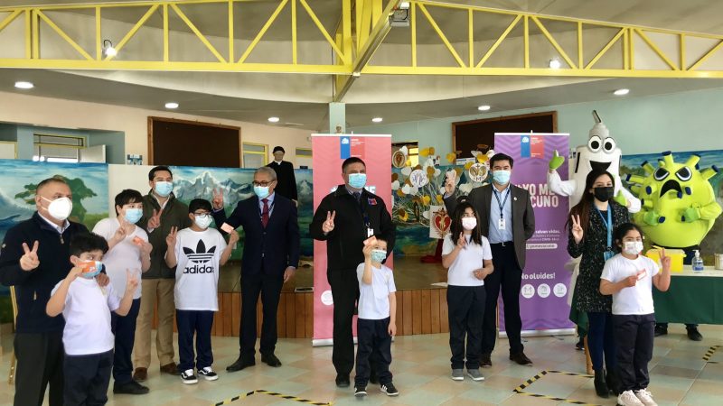 En Magallanes se da inicio a vacunación escolar contra covid-19 en niños de 6 a 11 años