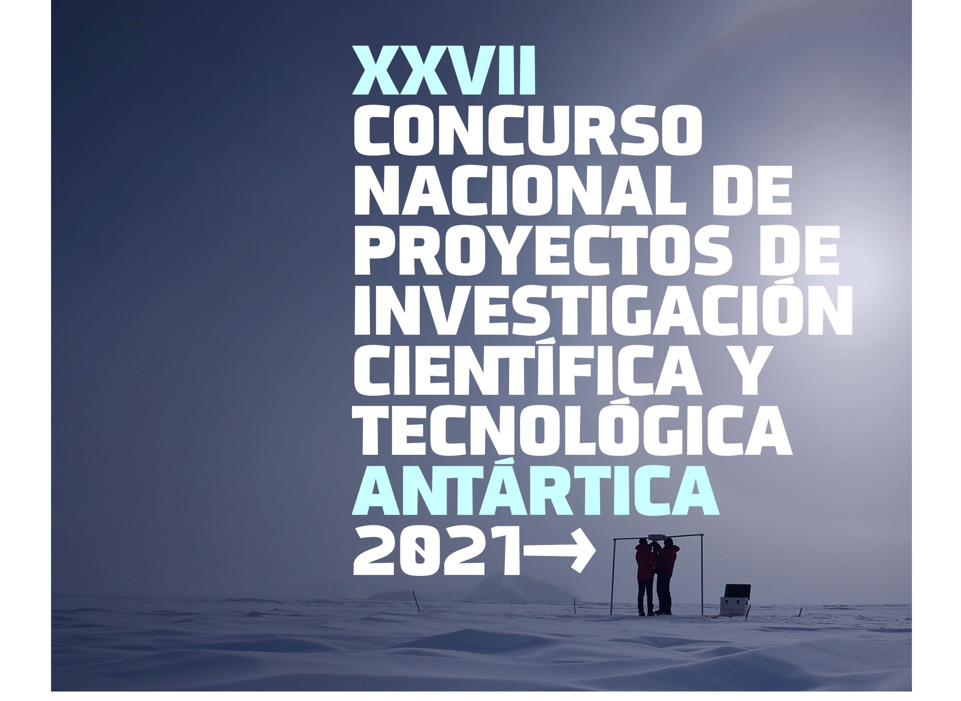 Abierto Concurso Nacional de Proyectos de Investigación Científica y Tecnológica Antártica