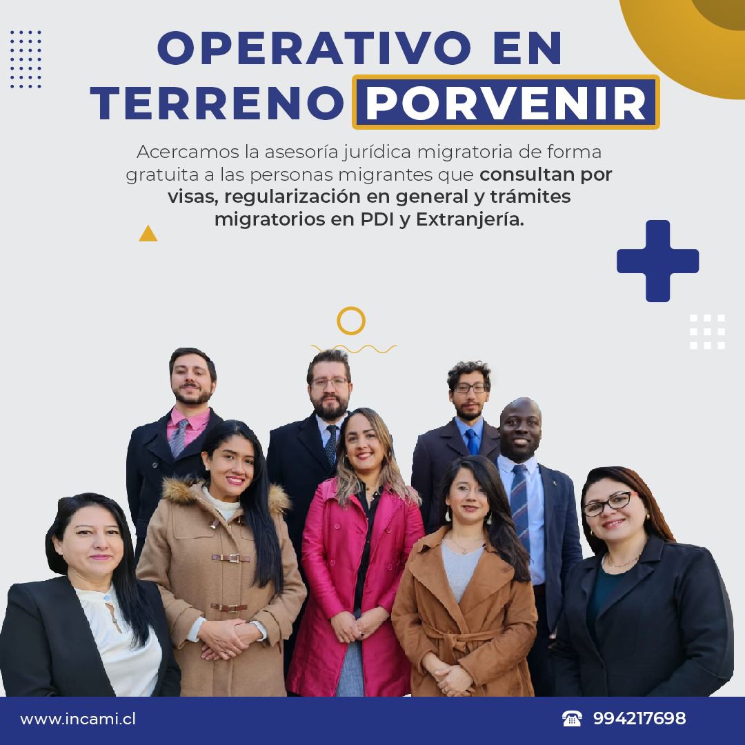 Continúa operativo de apoyo de INCAMI a migrantes en Magallanes