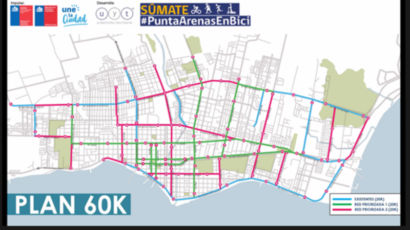 Hasta el 22 de septiembre se podrá participar en encuesta digital Diseño Ciclo Rutas 60K de Punta Arenas