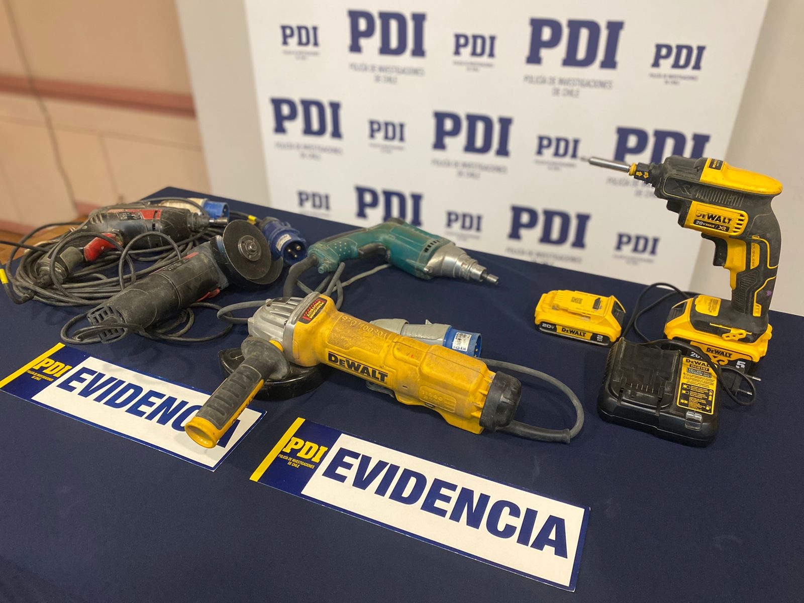 PDI detuvo a sujeto acusado de sustraer más de un millón de pesos en herramientas