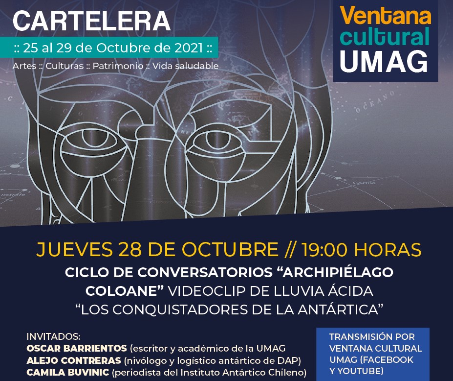 Red Patagonia Cultural y dúo LLUVIA ÁCIDA concluirán ciclo de conversatorios dedicado a FRANCISCO COLOANE
