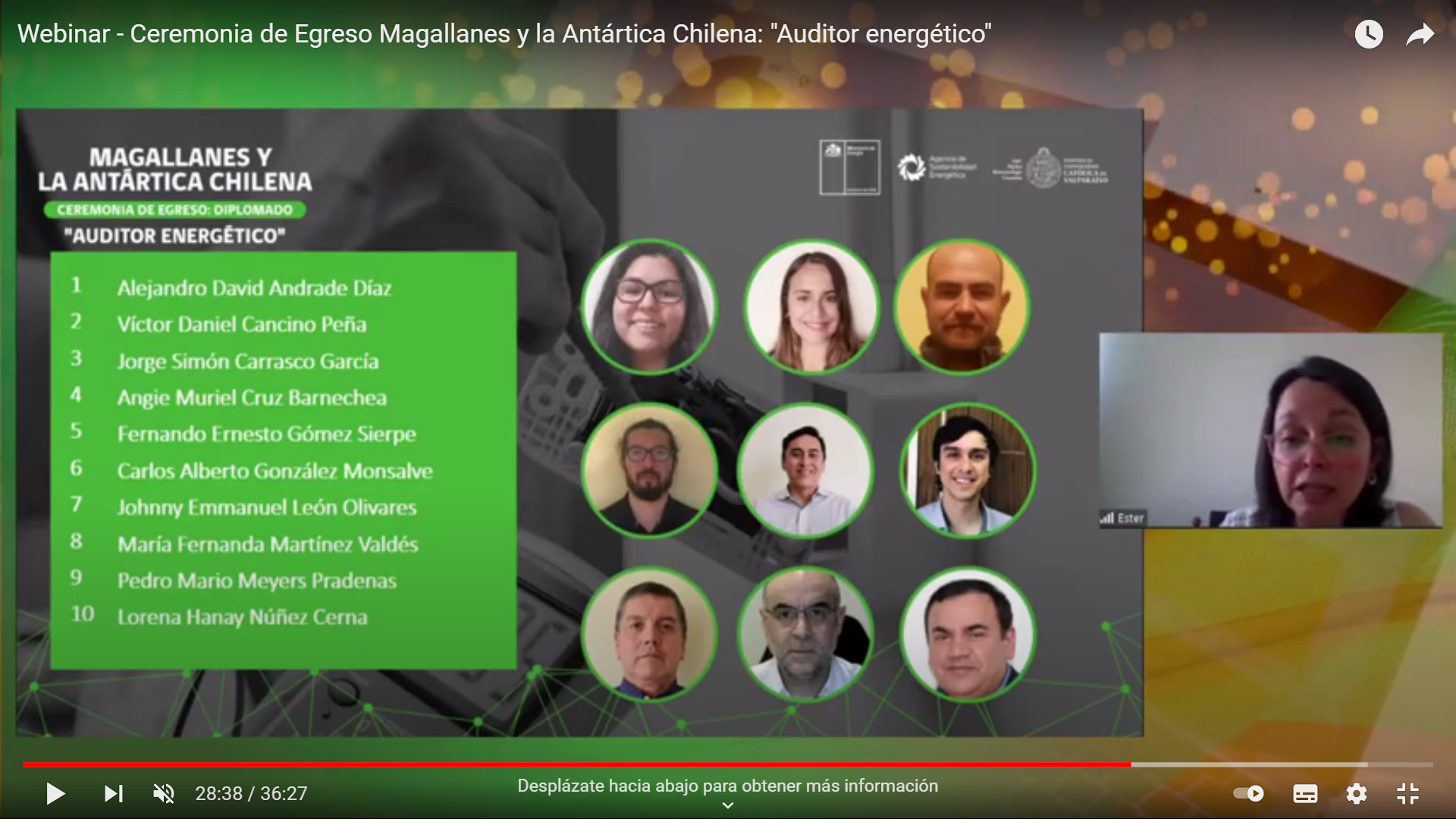 Egresan los primeros 20 de Auditores Energéticos de Magallanes tras seis meses de intensa formación académica