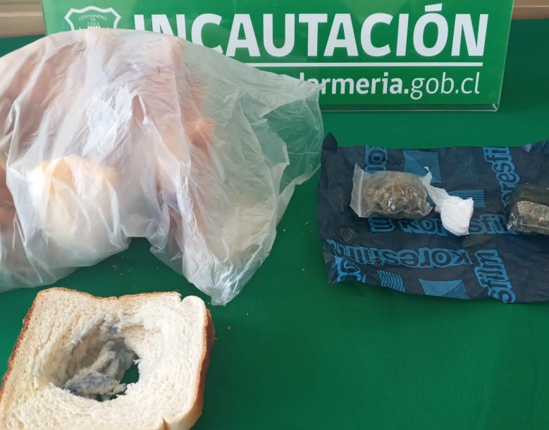 Gendarmes frustran intento de ingreso de drogas ocultas en pan de molde