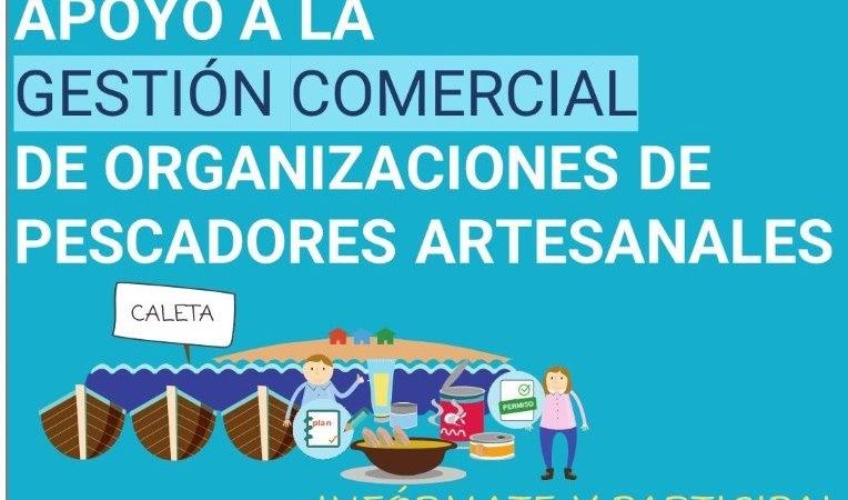 Indespa lanza Concurso Nacional de Apoyo a la Gestión Comercial para Organizaciones de Pescadores(as) Artesanales