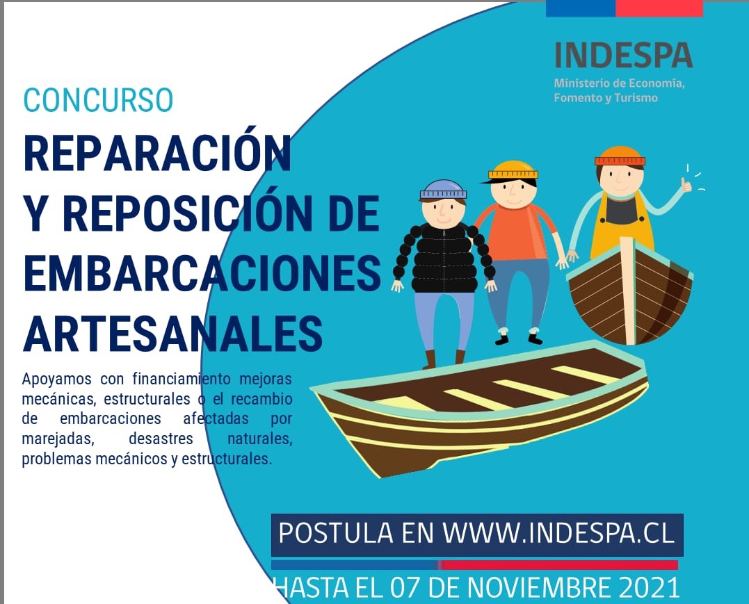 Seremi de Economía invita a participar en concurso de reparación y/o reposición de embarcaciones artesanales