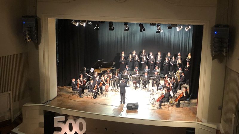 Con dos funciones en el Teatro Municipal de Punta Arenas se estrenó la obra musical conmemorativa de los 500 Años del Estrecho de Magallanes