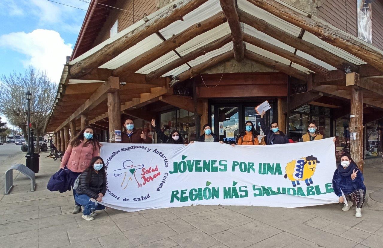 Jóvenes y sector salud realizaron actividad en terreno en la semana para la prevención del embarazo adolescente