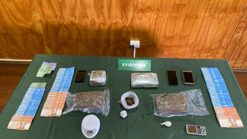 Personal de la Sección OS7 de Punta Arenas llevó a cabo  decomiso de gran cantidad de Marihuana Cripy en la población Simón Bolívar