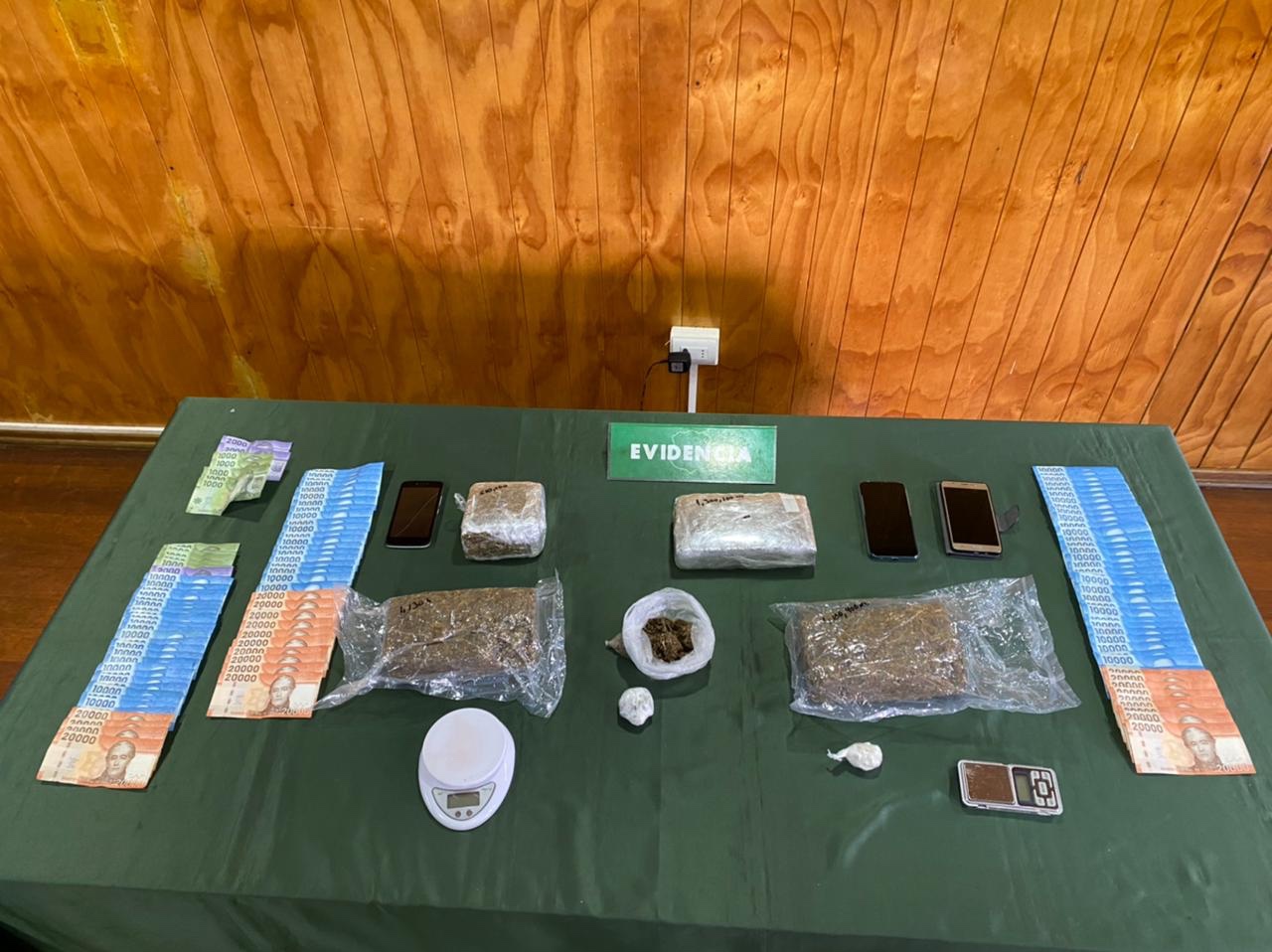 Personal de la Sección OS7 de Punta Arenas llevó a cabo  decomiso de gran cantidad de Marihuana Cripy en la población Simón Bolívar