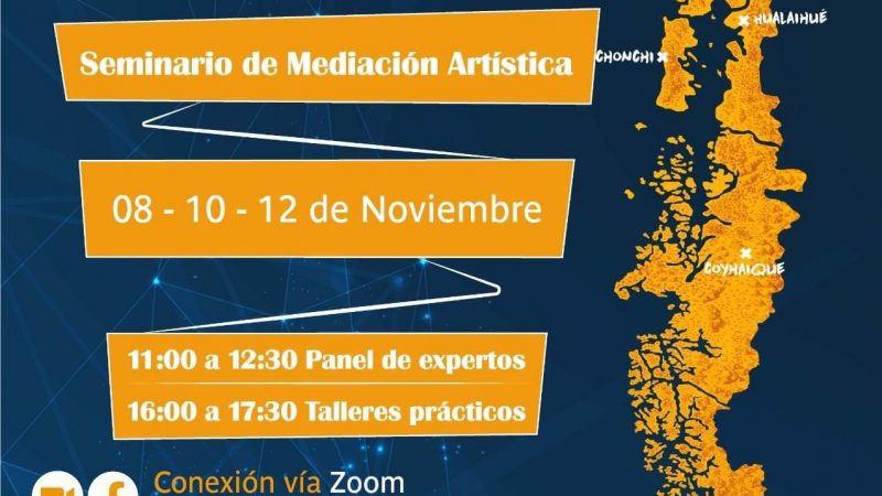 Invitan a participar en Seminario de Mediación Artística organizado por la Red Patagonia Cultural