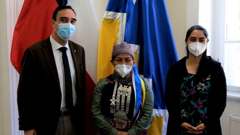 Presidenta de la Convención Constitucional se reunió con el Gobernador Regional.