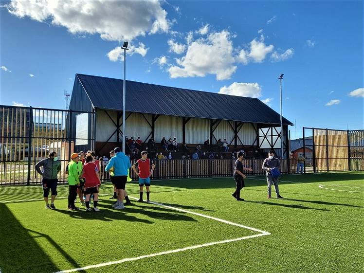 Comuna de San Gregorio cuenta con remozada multicancha gracias a inversión del Programa Para Pequeñas Localidades