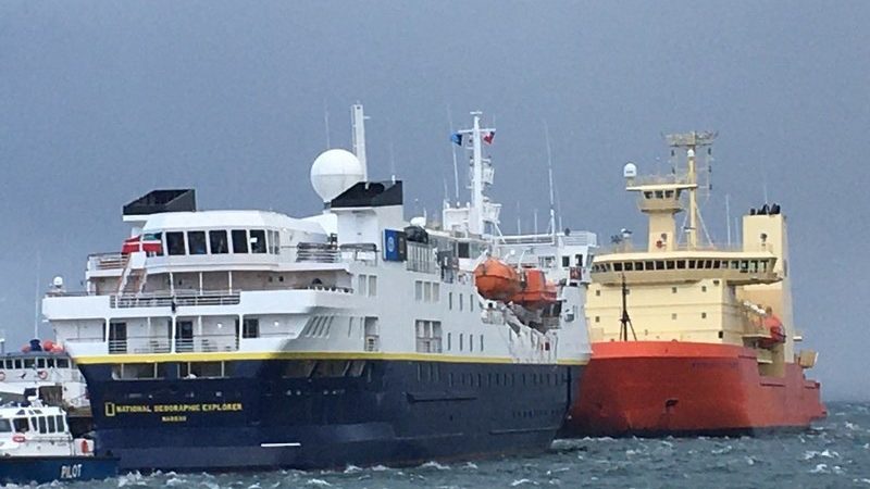 Desde Muelle Arturo Prat de Punta Arenas zarpó segundo crucero de la temporada