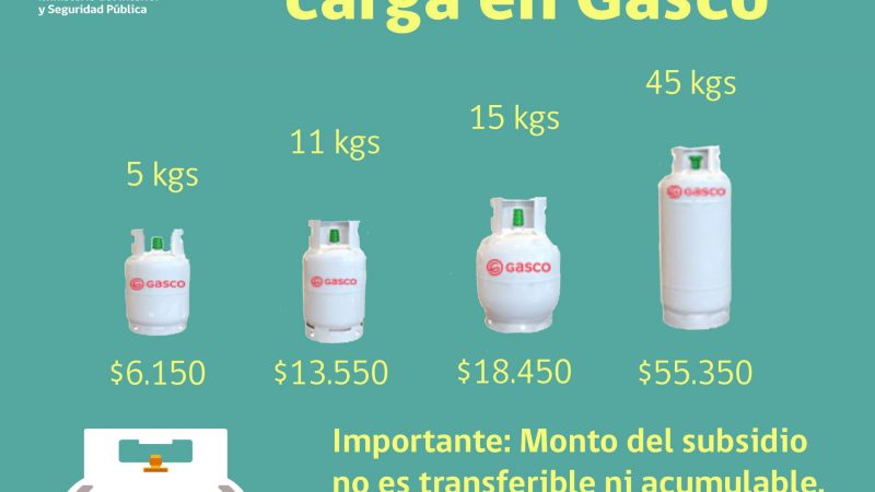Delegación Provincial de Cabo de Hornos informa sobre subsidio al gas