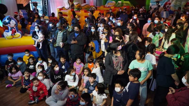 Niños y niñas de Río Verde recibieron al Viejito Pascuero en el marco de la “Promoción de los Derechos de Infancia: Navidad 2021″