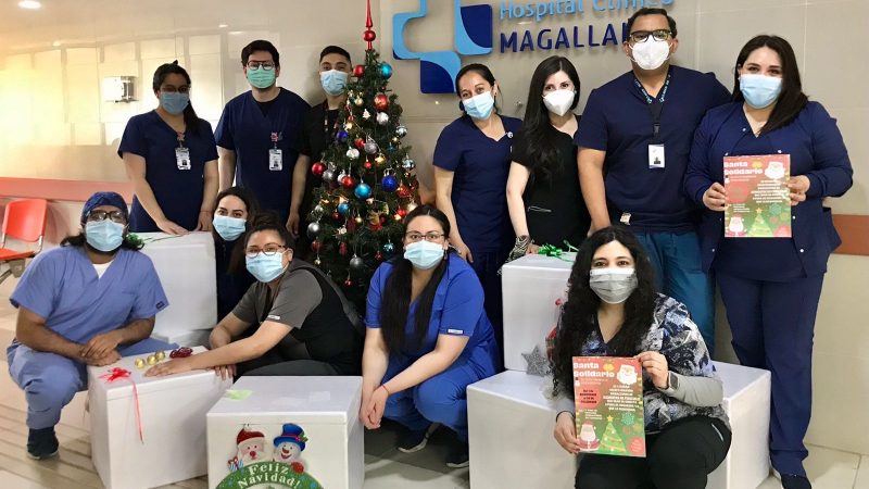 Funcionarios y usuarios de Medicina Ambulatoria HCM se unen en Santa Solidario