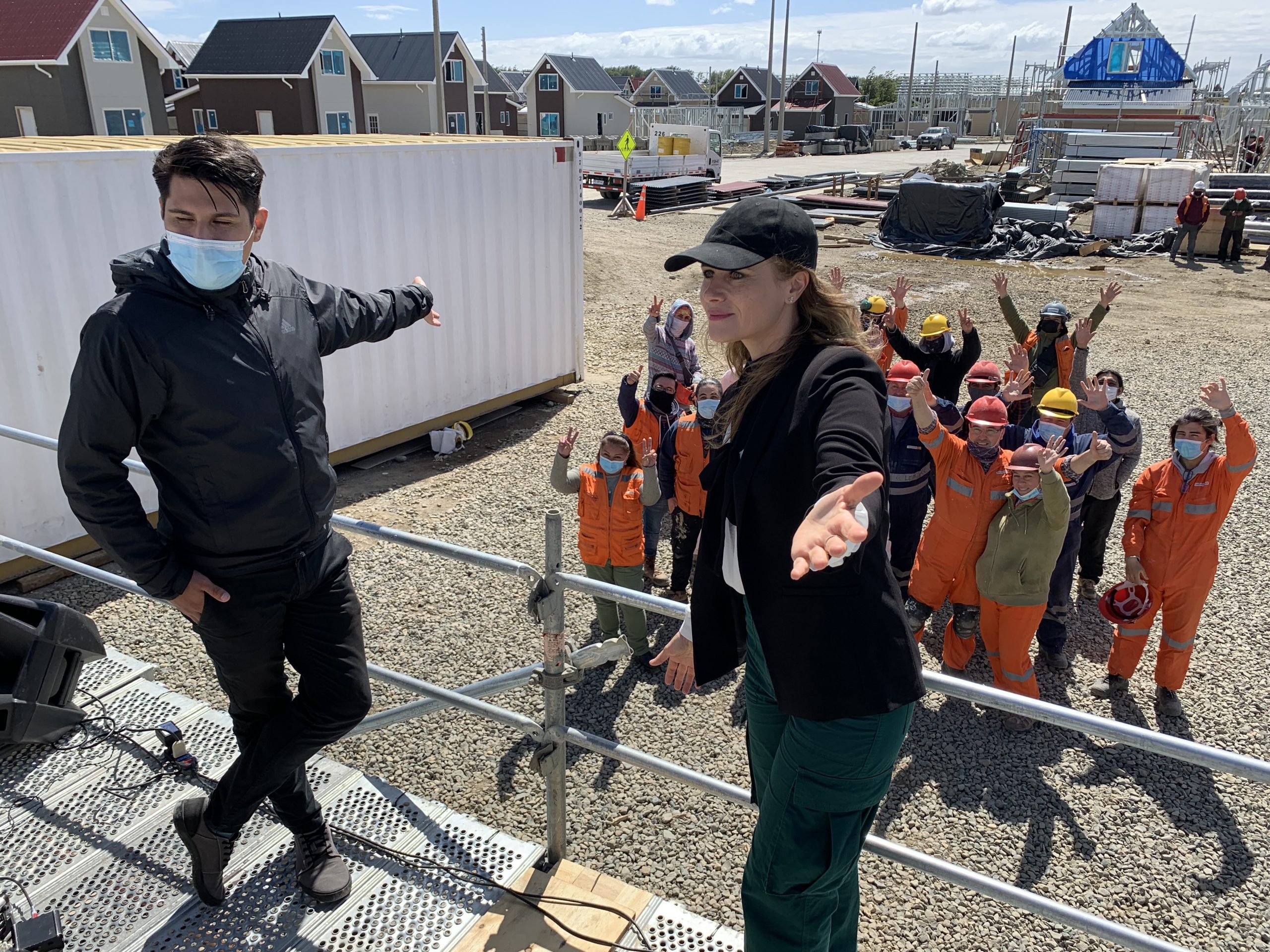 CCHC realizó intervención cultural en obras de Punta Arenas