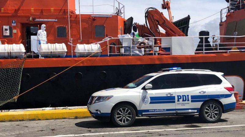 Autoridad marítima desplegó operativo ante paro cardiorespiratorio de tripulante en Muelle Prat