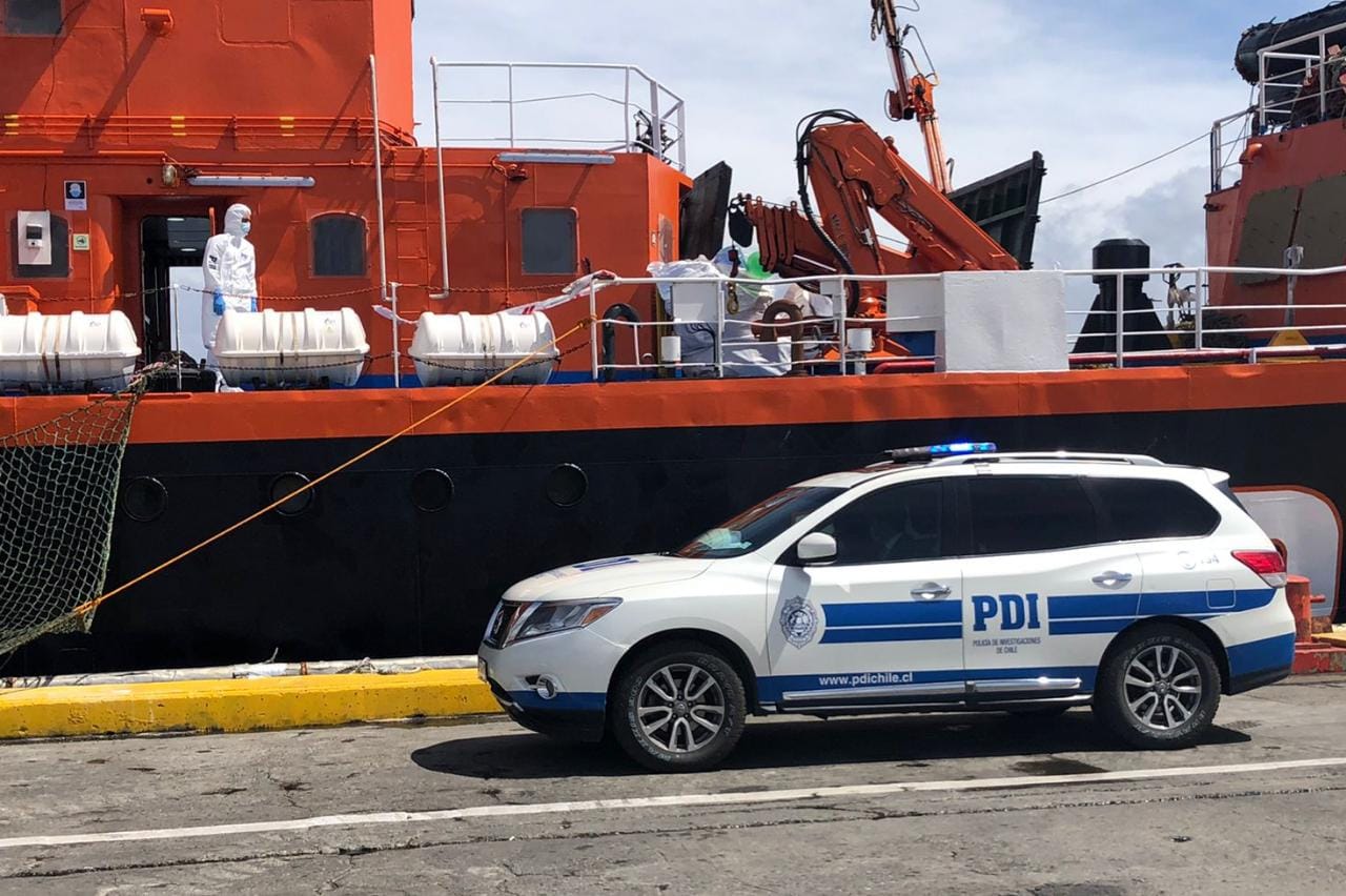 Autoridad marítima desplegó operativo ante paro cardiorespiratorio de tripulante en Muelle Prat