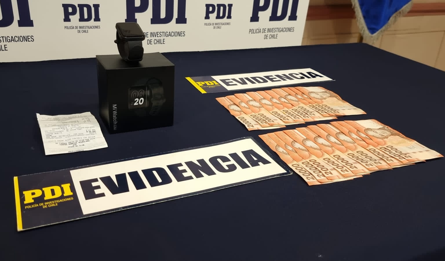 PDI Punta Arenas recupera dinero sustraído desde tarjeta de crédito/débito