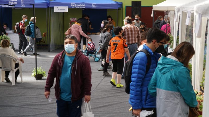 Más de mil personas disfrutaron del regreso de las ferias saludables de la Municipalidad de Punta Arenas