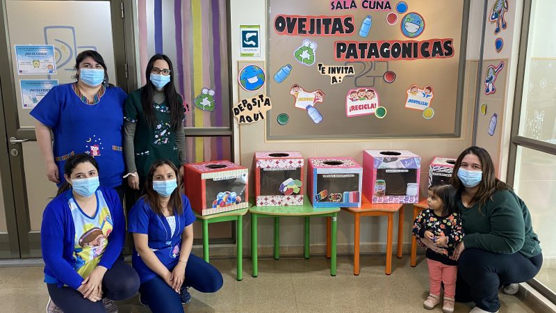 Comprometidos con el medio ambiente: Jardín “Ovejitas Patagónicas” del Hospital de Natales inician campaña de reciclaje