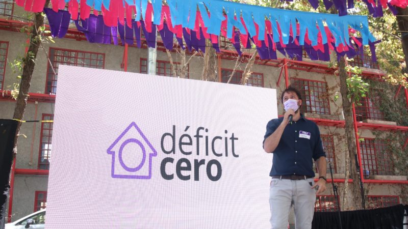 Se constituye Déficit Cero: organismo busca terminar con el déficit habitacional en Chile