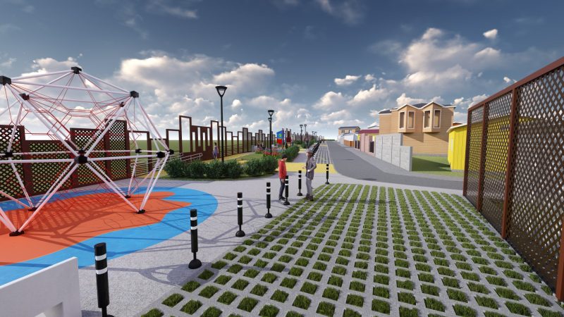 Desarrollo Social y Familia evaluó positivamente la construcción y mejoramiento de tres barrios en Punta Arenas