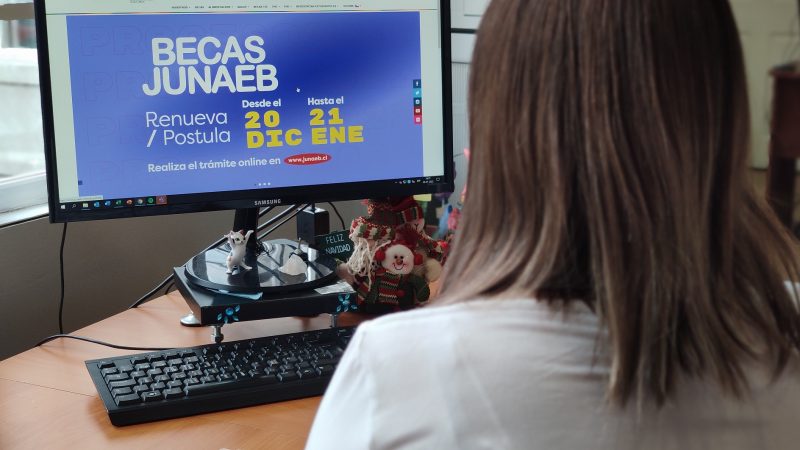 Hasta el 21 de enero se puede efectuar la postulación y renovación de becas Junaeb 2022