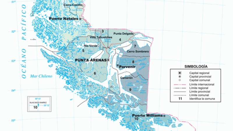 Condición meteorológica y estado de rutas región de Magallanes, sábado 5 de febrero