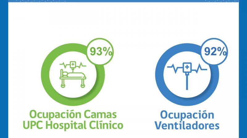 Estado de la red integrada de Salud Covid19 en la región de Magallanes, al martes 1 de febrero