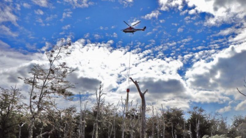 Se bajó la Alerta Amarilla por incendio forestal en Timaukel