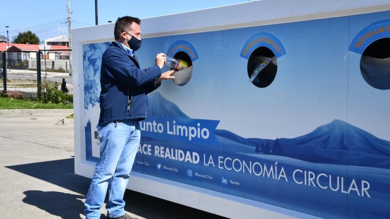 Fue instalado un nuevo Punto Limpio en el «Parque de los Dinosaurios» de avenida Costanera de Punta Arenas