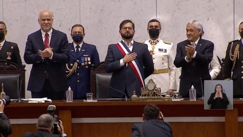 Asume el nuevo Presidente de la República, el magallánico Gabriel Boric Font