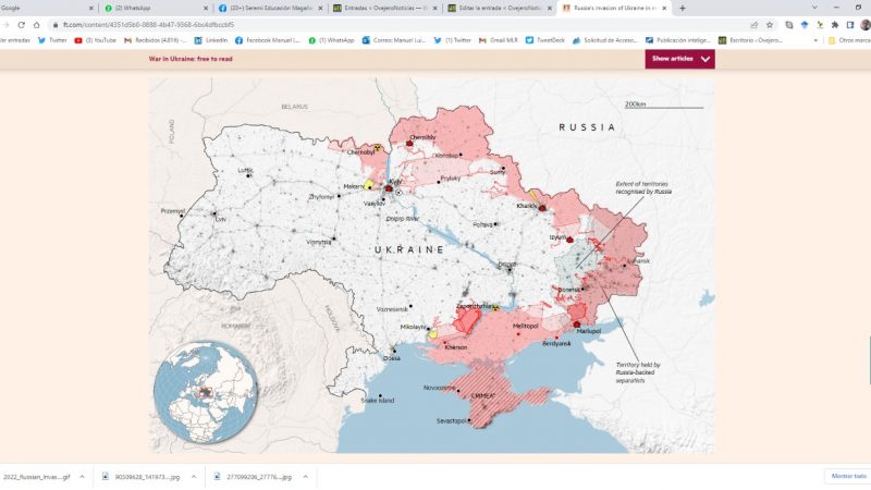 Guerra de Rusia en Ucrania y negociaciones diplomáticas – Balance del conflicto