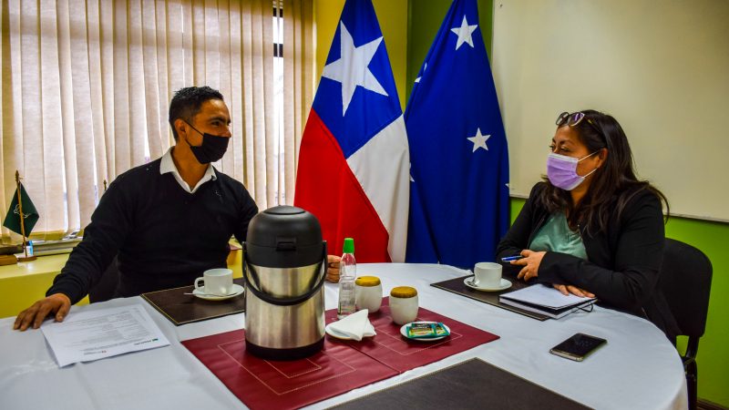 Cores realizan saludo protocolar a Delegada Presidencial de Antártica Chilena