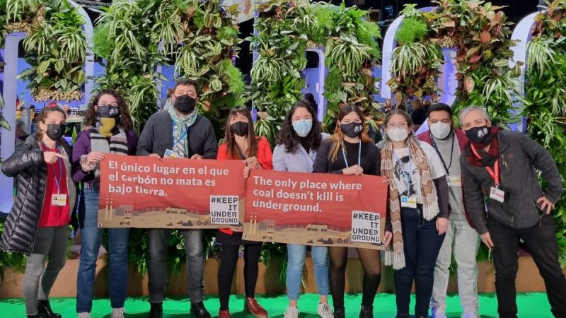 Solicitan poner fin definitivo a toda la cadena de contaminación del carbón