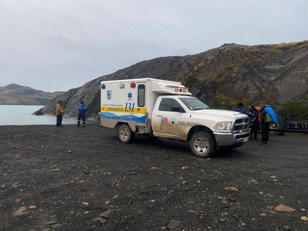 CONAF evacuó a mujer  que sufrió fractura en sector de montaña del Parque Nacional Torres del Paine
