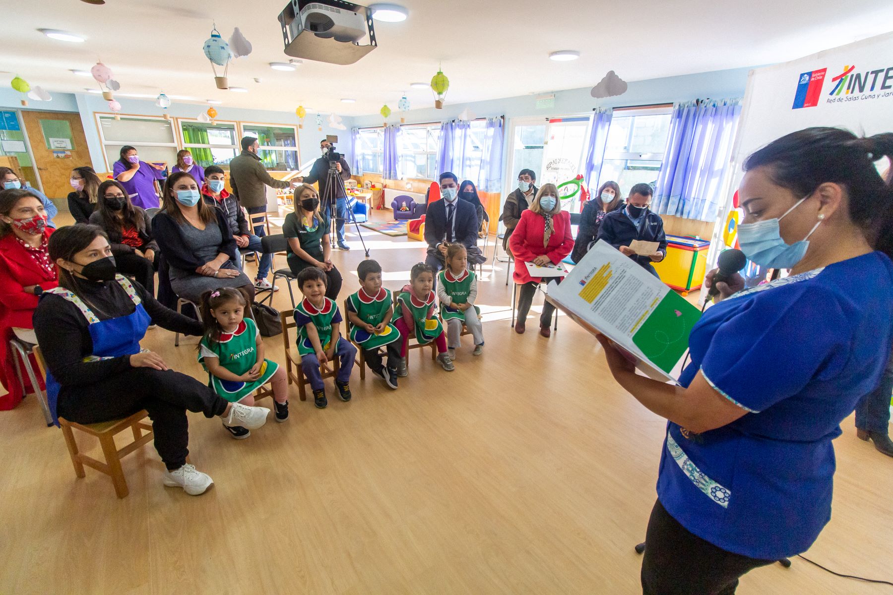 Retornaron a clases con nuevas instalaciones los pequeños del Jardín Infantil «Hipai Yafacel» de Punta Arenas