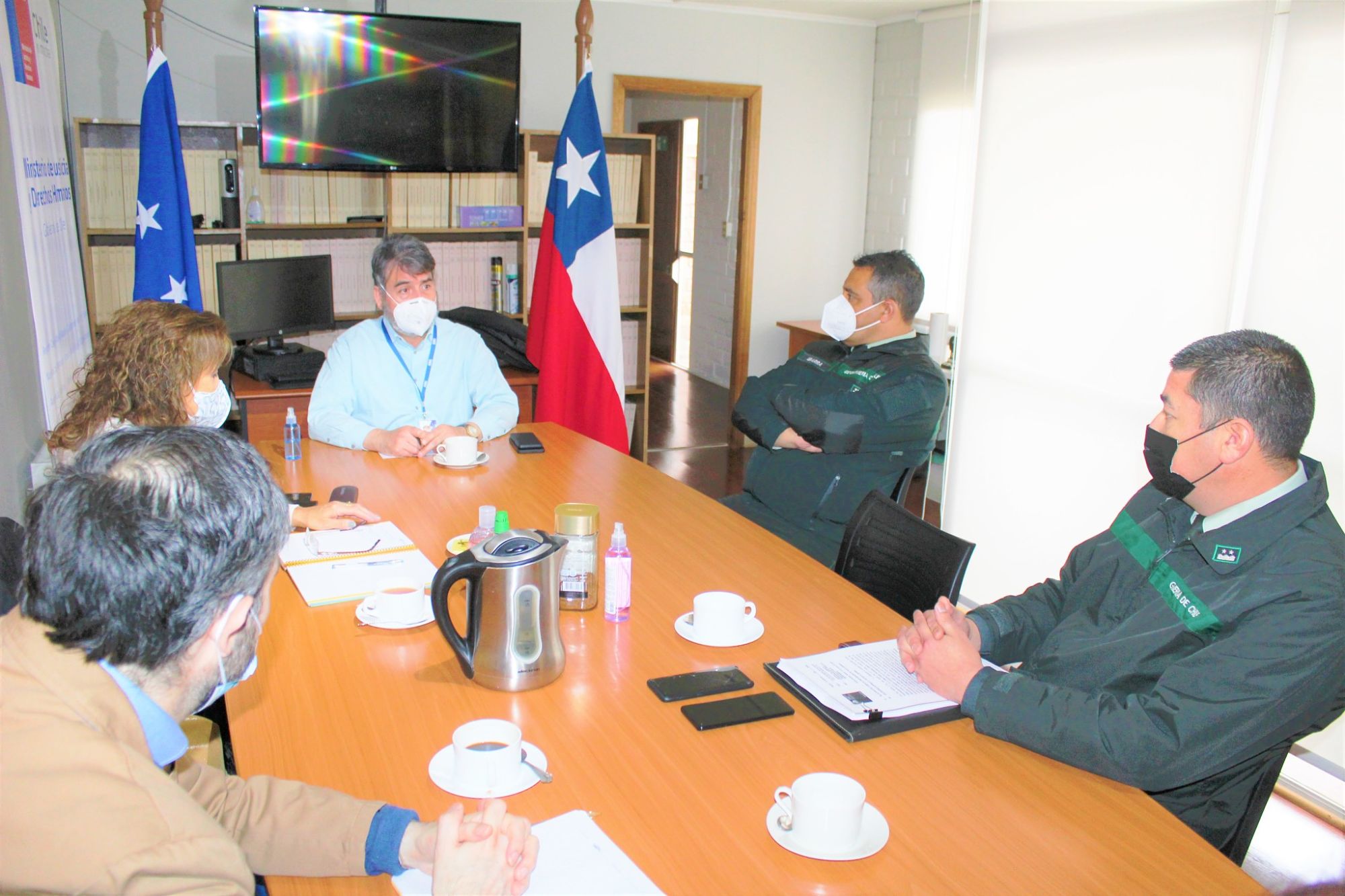 Mesa de Trabajo del sector Justicia sesionó sobre situación de las personas privadas de libertad en Magallanes