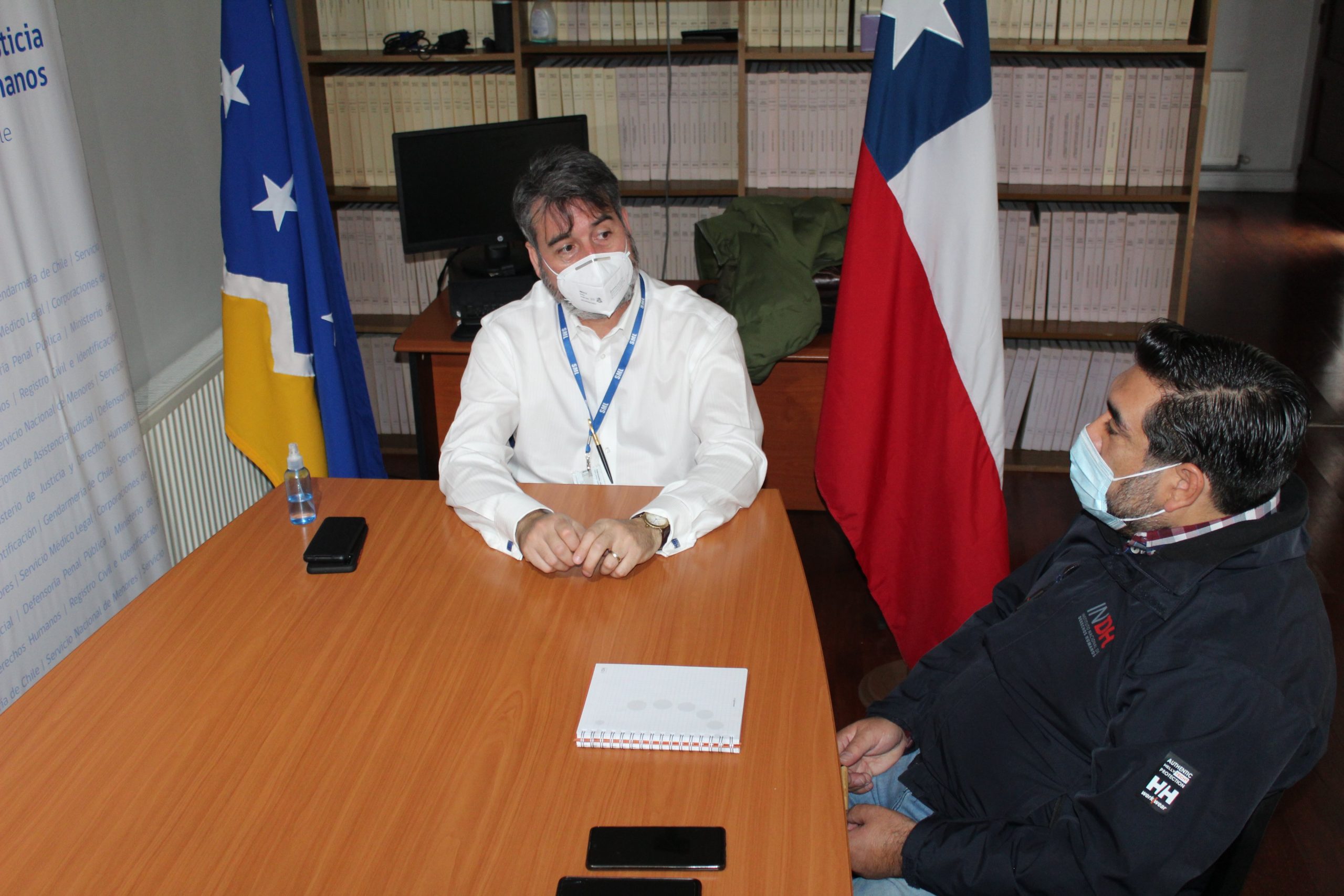 SEREMI de Justicia (s) se reúne con director del Instituto de Derechos Humanos de Magallanes