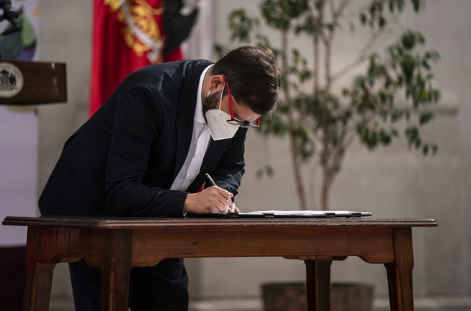Presidente Gabriel Boric firmó hoy el proyecto para la incorporación de Chile al Tratado de Escazú
