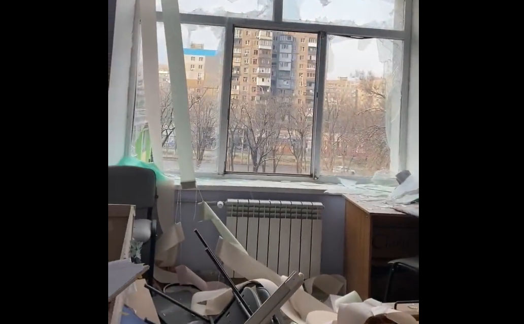 Rusia Bombardea hospital infantil en Mariúpol