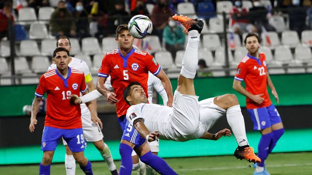 Selección chilena de Futbol pierde 2-0 con Uruguay y clausura opción para asistir al Mundial de Qatar