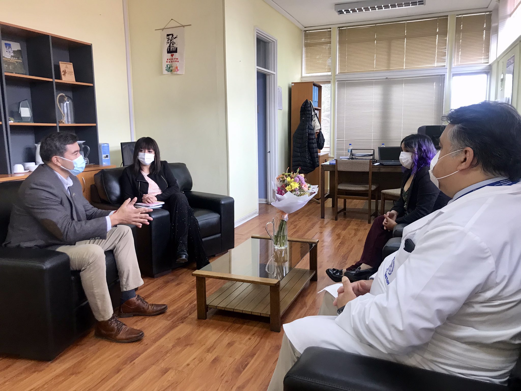 Delegada Provincial de Ultima Esperanza se reúne con autoridades de Salud en Puerto Natales