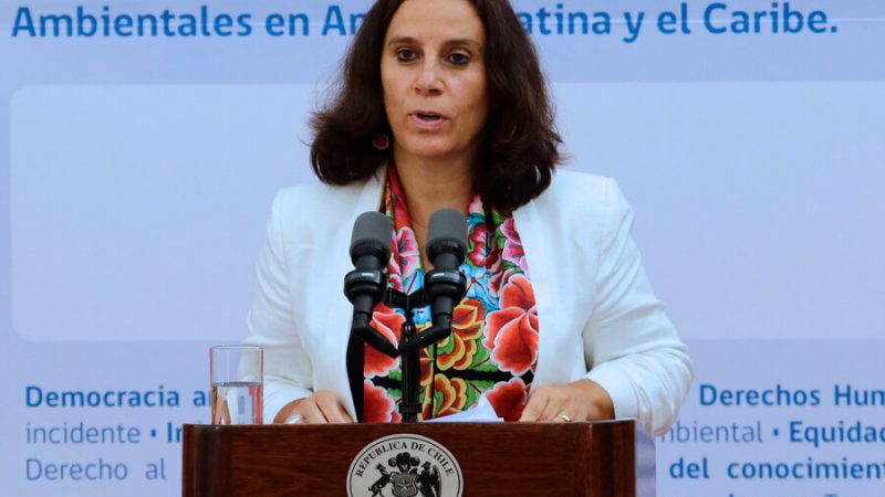 Canciller Antonia Urrejola por controversia del río Silala con Bolivia: «existe un Tratado de Paz y Amistad de 1904 que reconoce que las aguas del Silala son aguas internacionales y su uso obedece al derecho consuetudinario internacional”